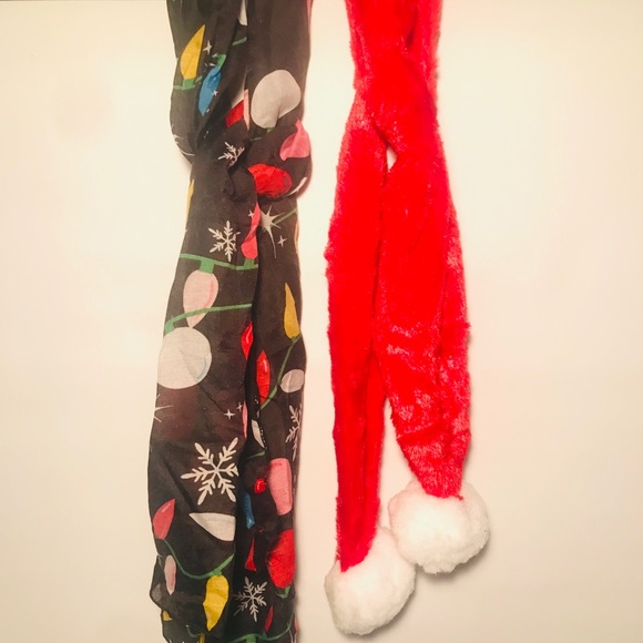 NWOT Holiday Scarves/Wraps, 2 bundle - Picture 3 of 7